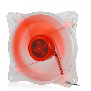 Вентилятор CROWN 120*120*25 1500об/мин 20дБ 4LED 3pin+MOLEX CMCF-12025S-1210, красный